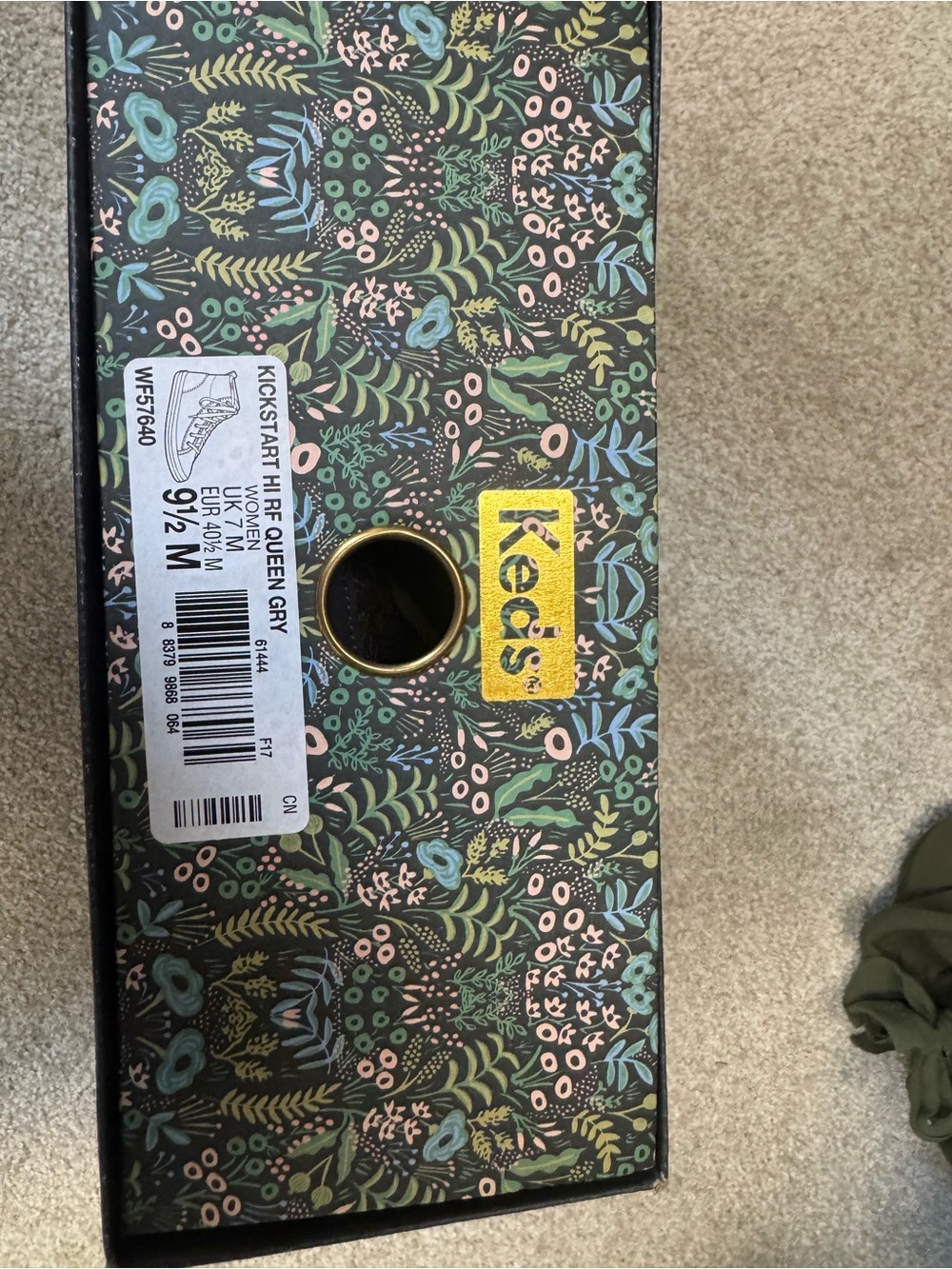 Keds Gray Kickstart Hi RF Queen Sneakers